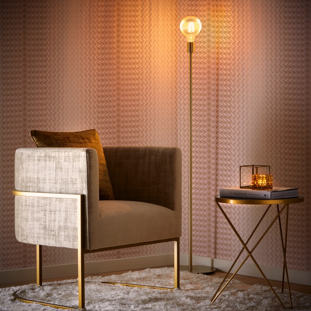 Fragment Wallpaper W0150 01 by Clarke and Clarke in Blush Gold